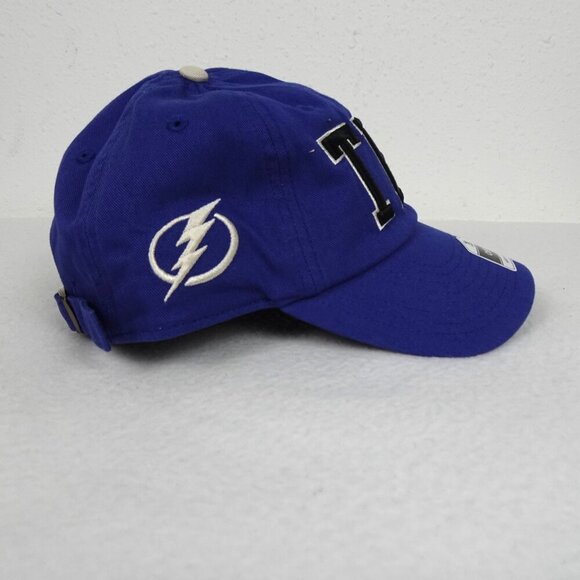 Tampa Bay Lightning NHL Hockey Team TBL Blue Baseball Hat Cap Men's Size OS NEW - Picture 4 of 12